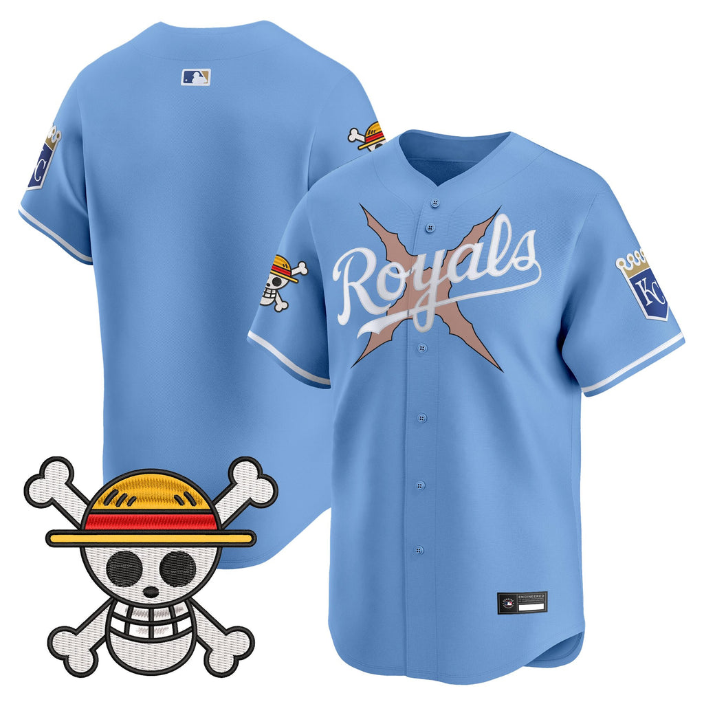 Men's Kansas City Royals x One Piece Vapor Premier Limited Jersey - Stitched