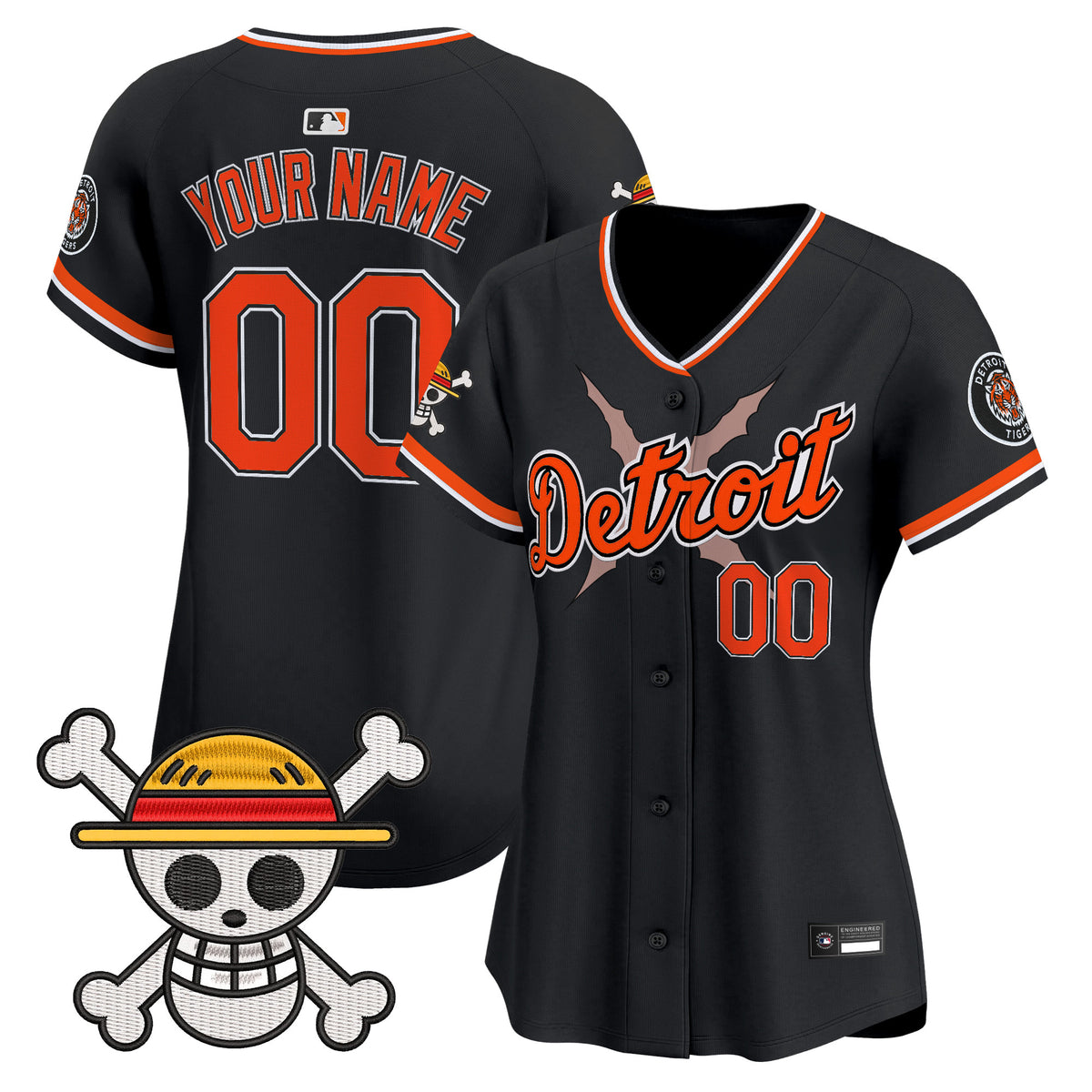 Detroit Tigers x One Piece Vapor Premier Limited Custom Jersey - Stitched