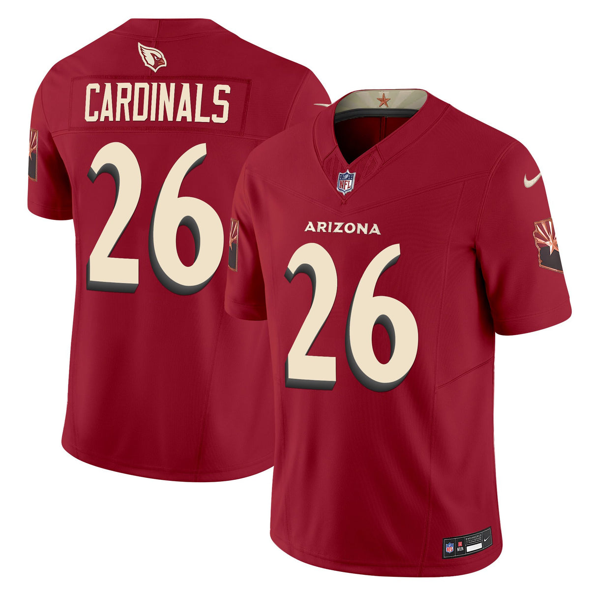 Men's Arizona Cardinals 2025 "Rivalries" Vapor Limited Jersey - All Stitched