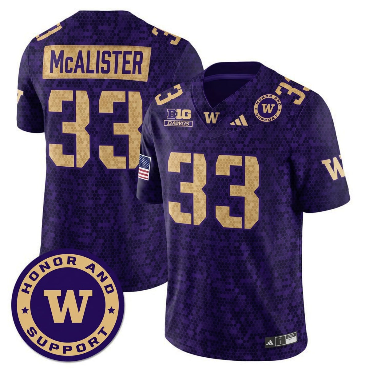 McAlister Washington Huskies Vapor Limited Jersey - All Stitched