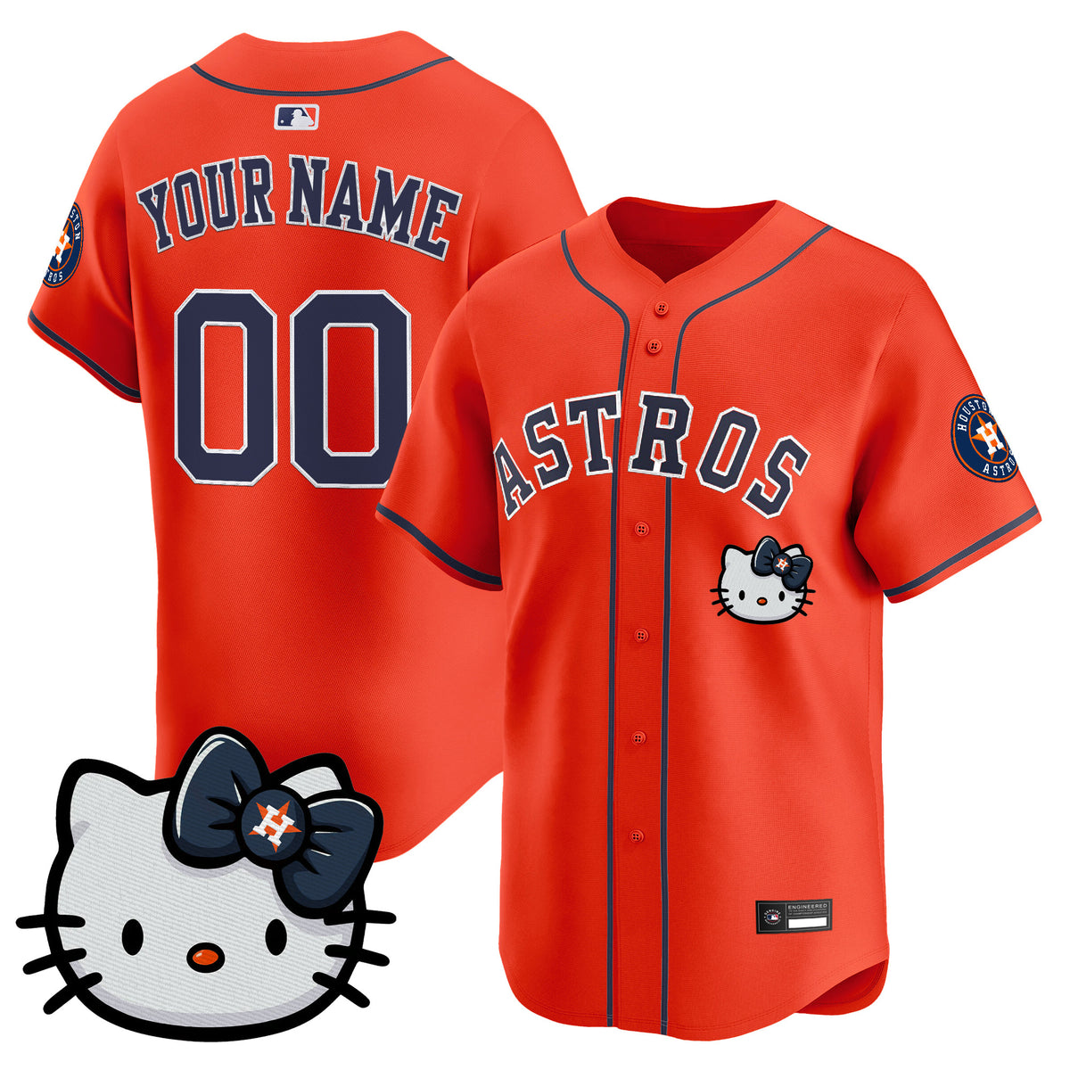 Houston Astros Hello Kitty Vapor Premier Limited Custom Jersey – All Stitched
