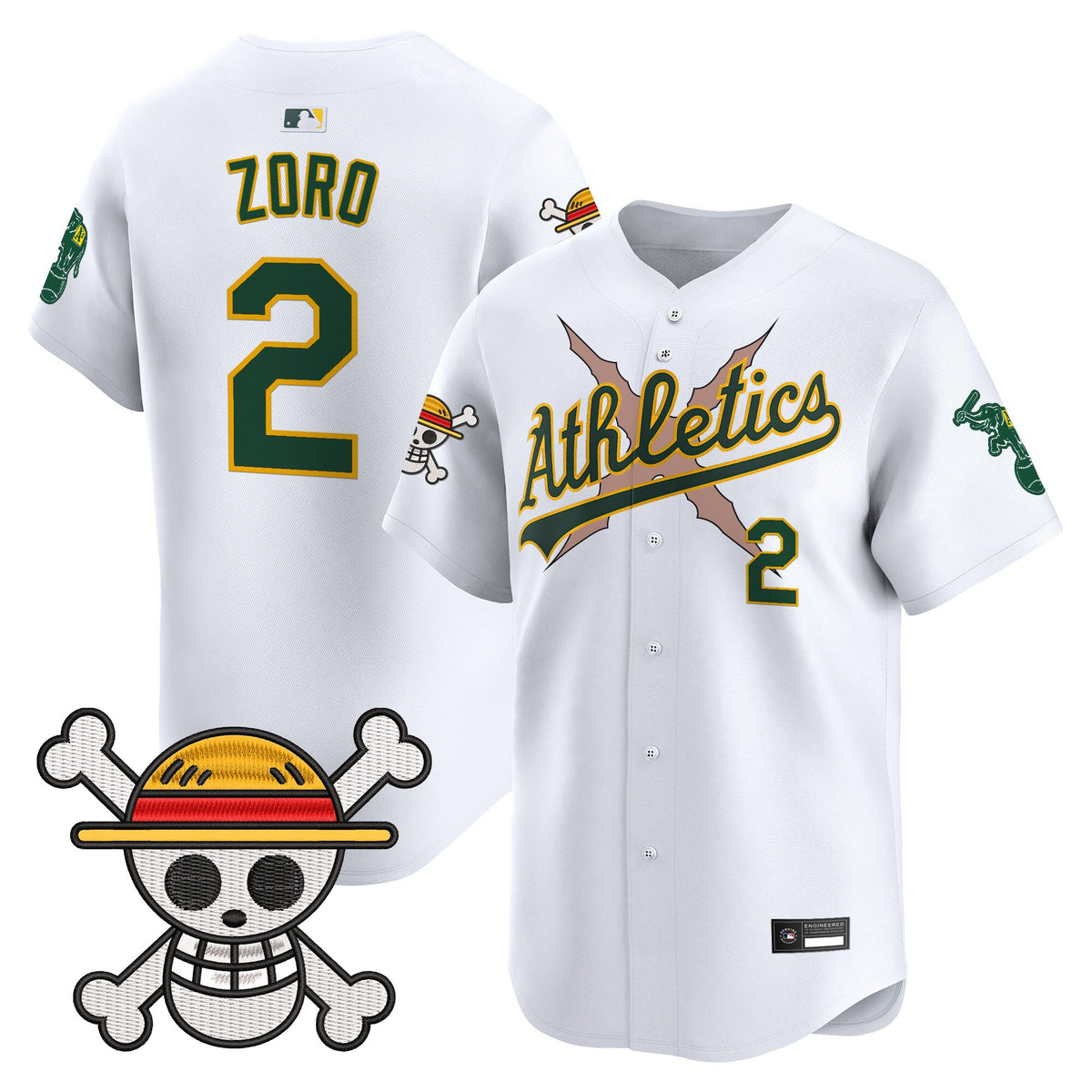 Men's Athletics x One Piece Vapor Premier Limited Jersey - Stitched