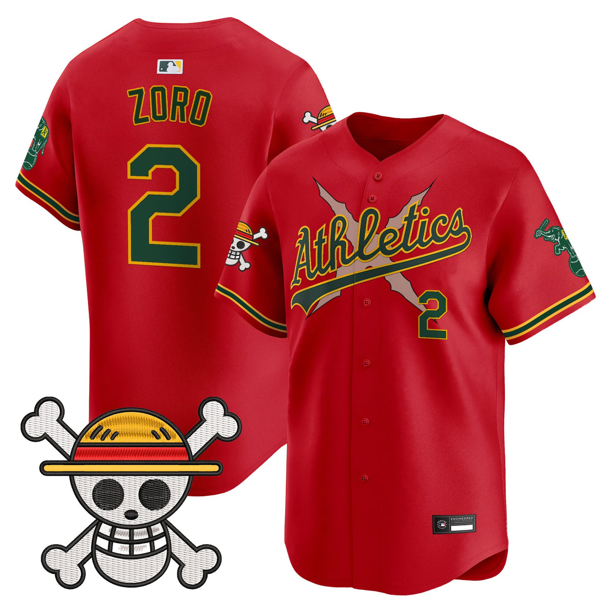 Men's Athletics x One Piece Vapor Premier Limited Jersey - Stitched