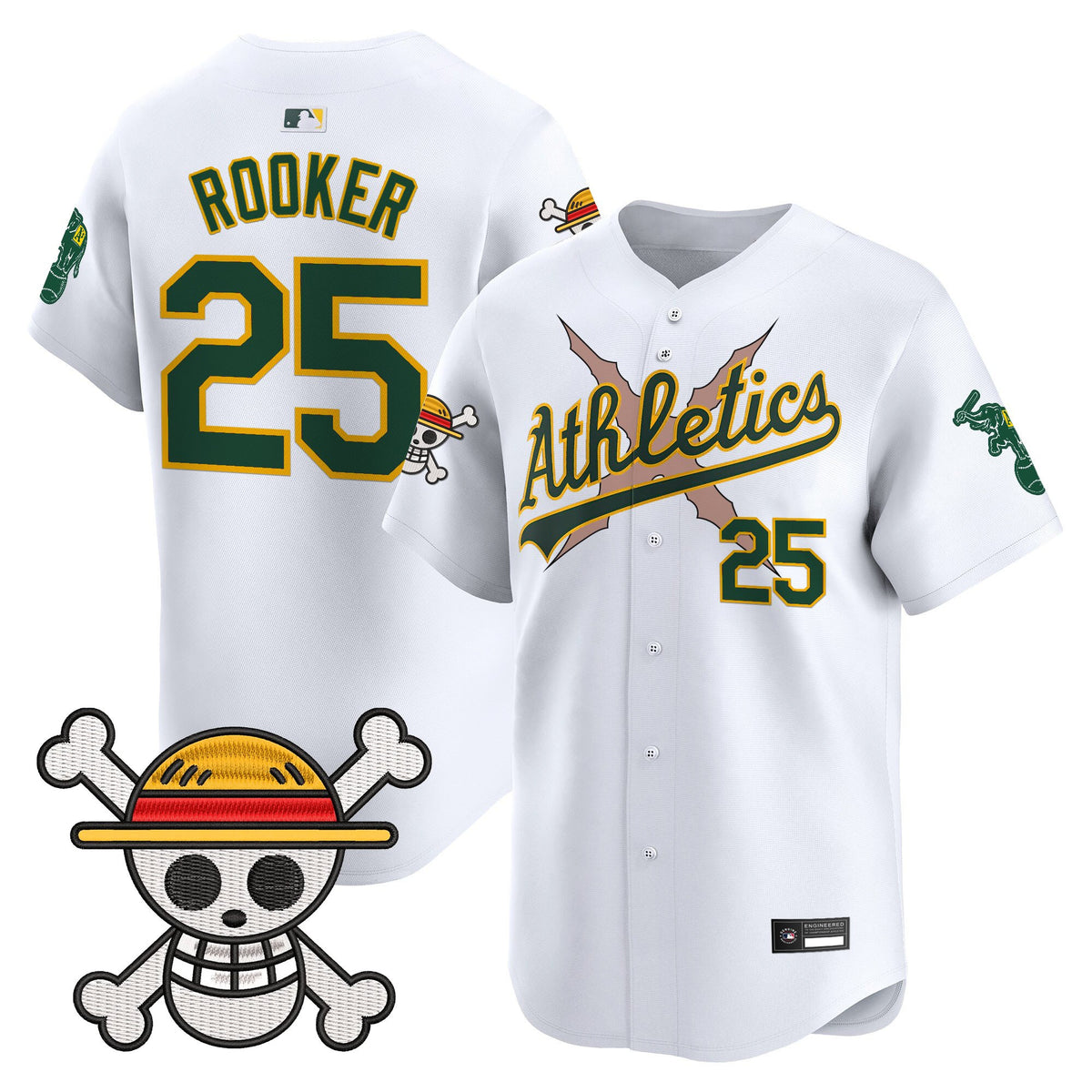 Men's Athletics x One Piece Vapor Premier Limited Jersey - Stitched