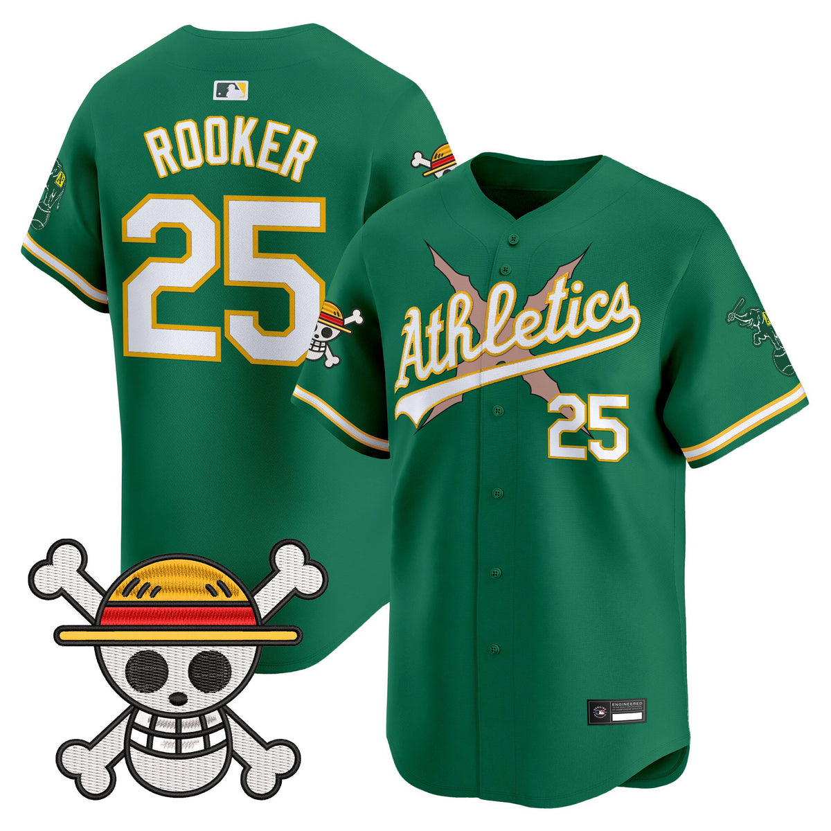 Men's Athletics x One Piece Vapor Premier Limited Jersey - Stitched
