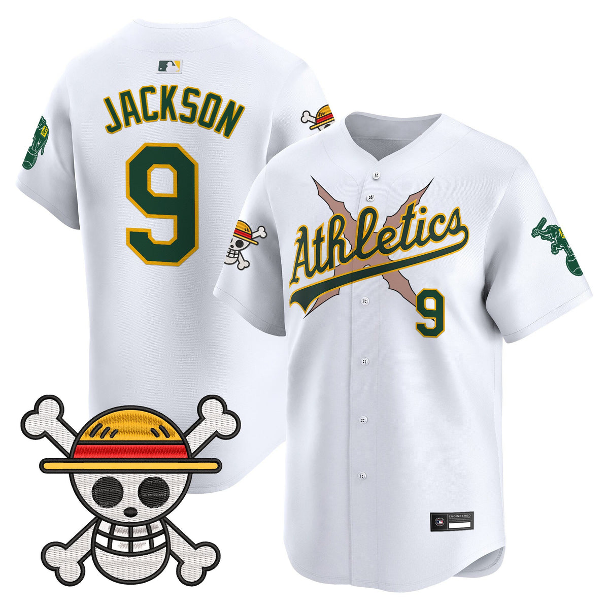 Men's Athletics x One Piece Vapor Premier Limited Jersey - Stitched