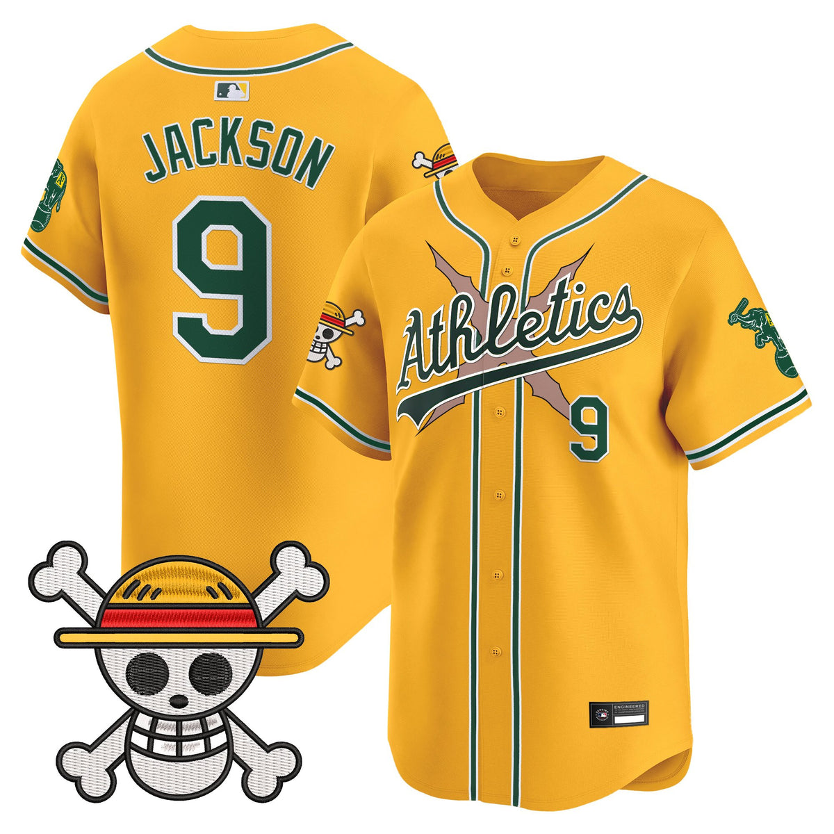 Men's Athletics x One Piece Vapor Premier Limited Jersey - Stitched