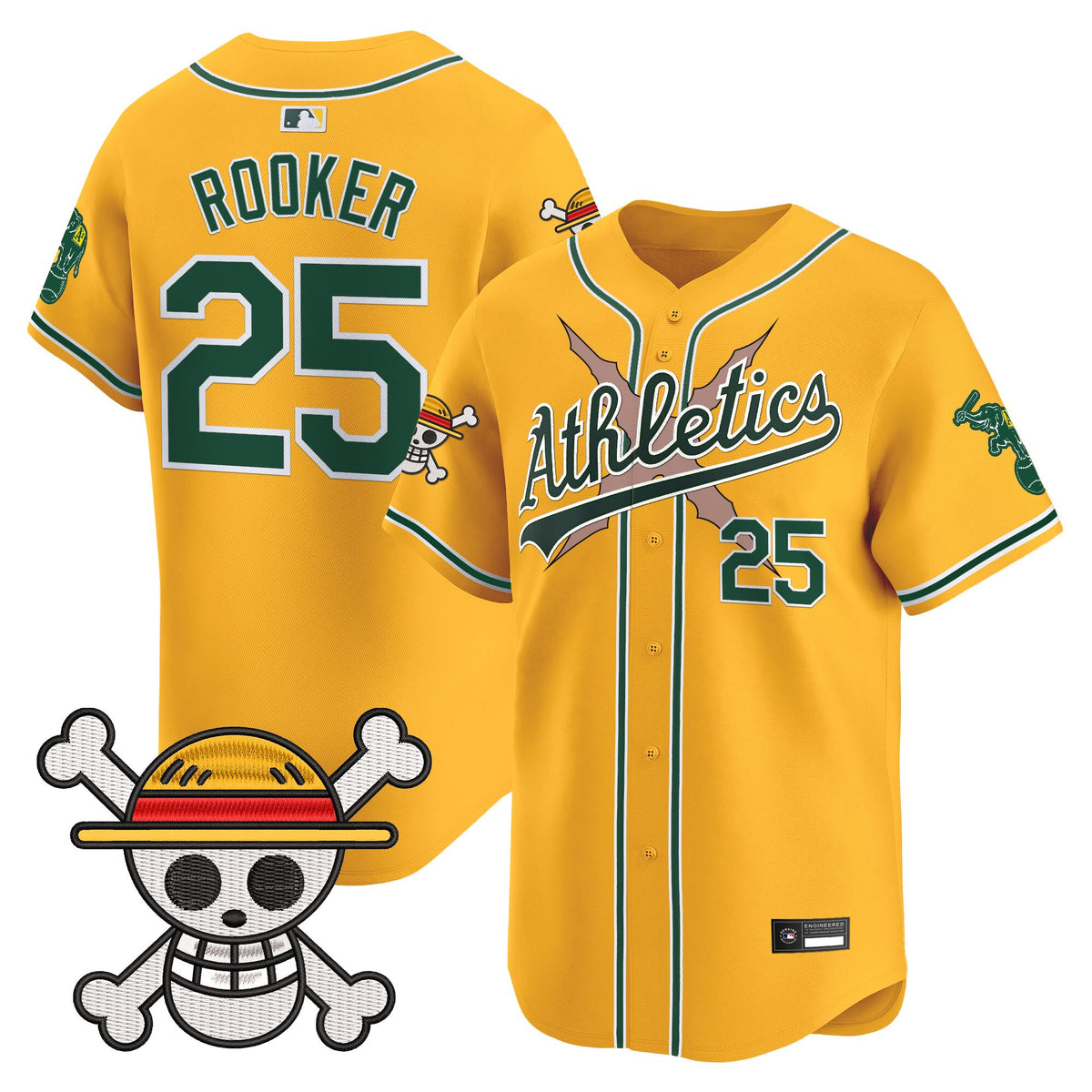 Men's Athletics x One Piece Vapor Premier Limited Jersey - Stitched