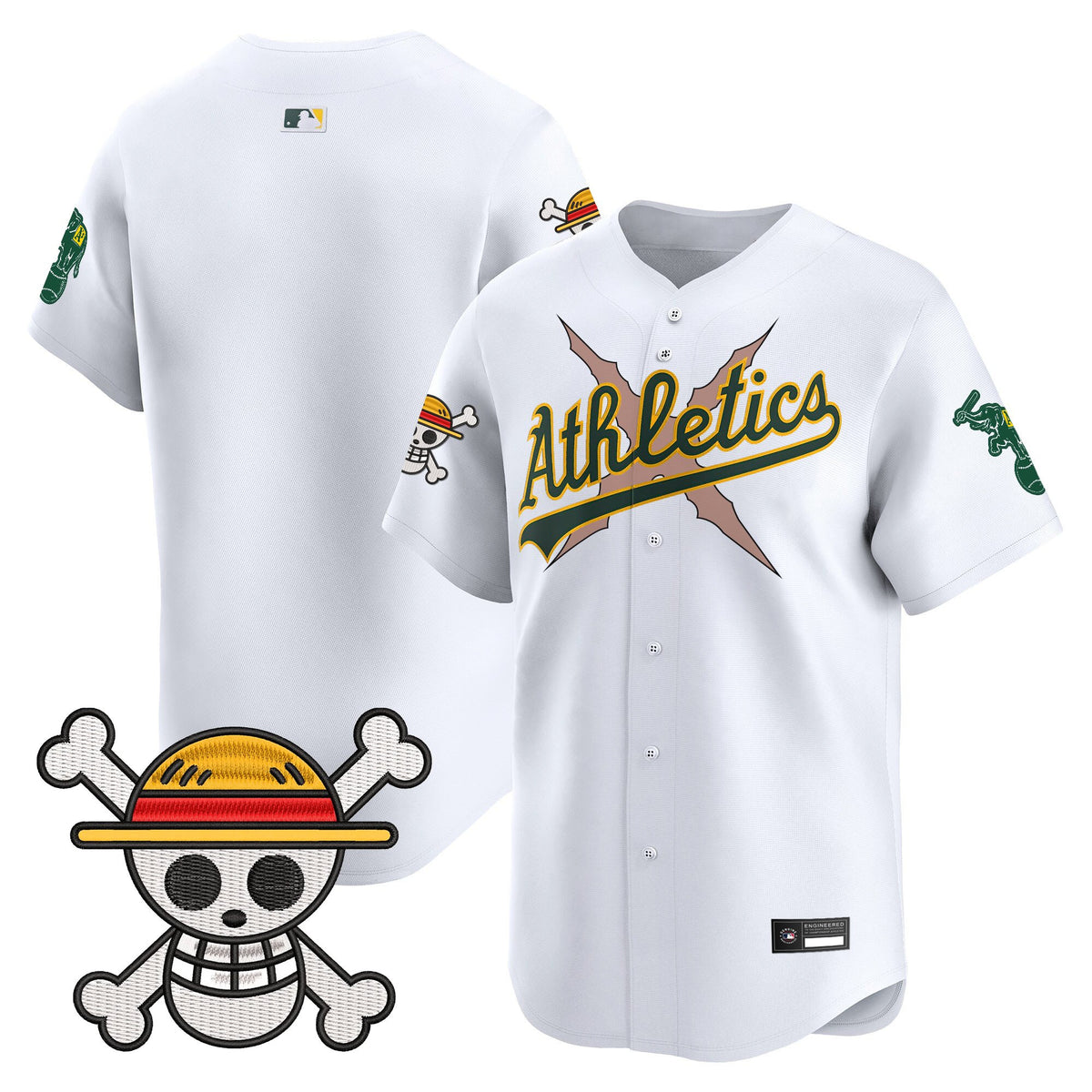 Men's Athletics x One Piece Vapor Premier Limited Jersey - Stitched