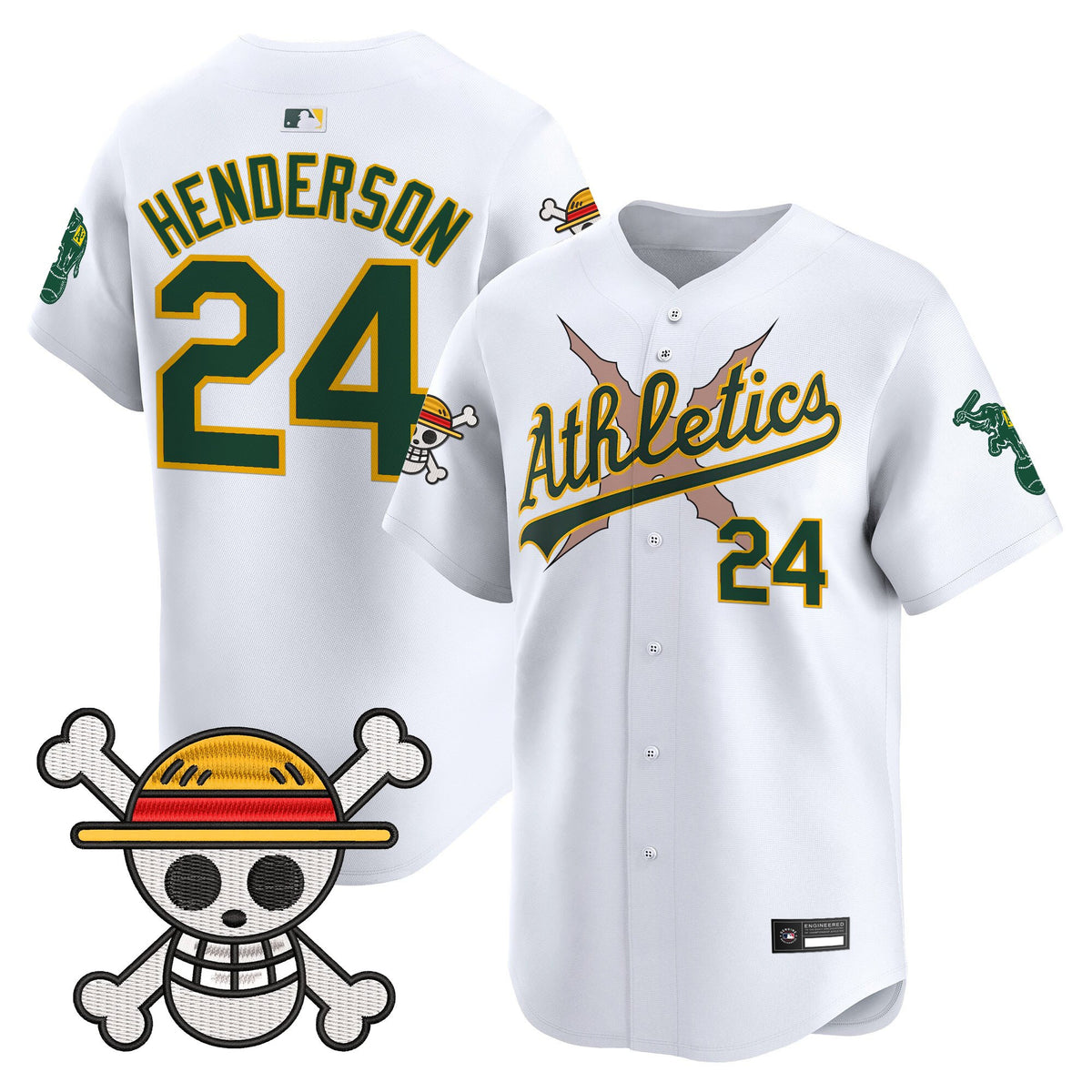 Men's Athletics x One Piece Vapor Premier Limited Jersey - Stitched