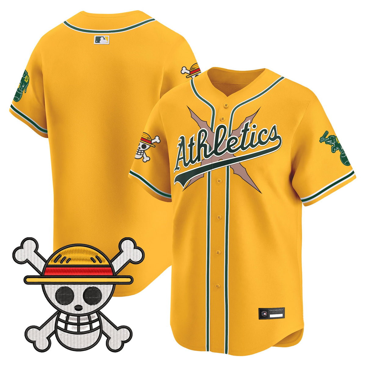 Men's Athletics x One Piece Vapor Premier Limited Jersey - Stitched
