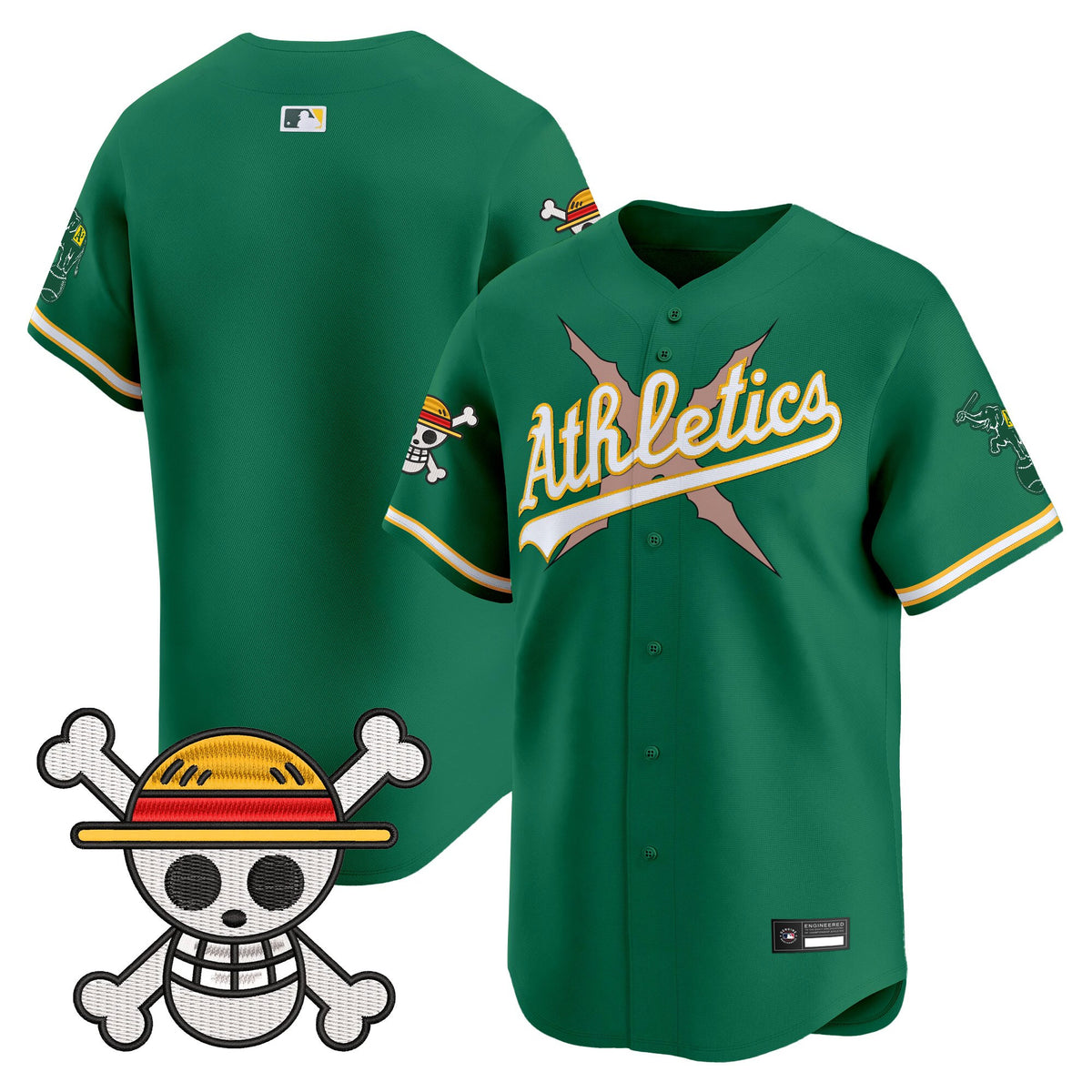 Men's Athletics x One Piece Vapor Premier Limited Jersey - Stitched