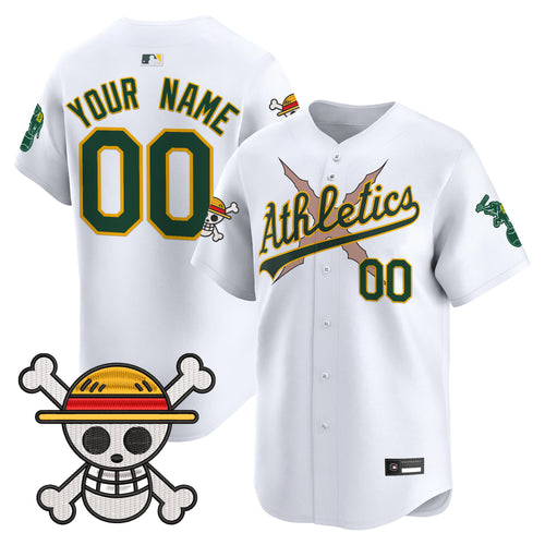 Athletics x One Piece Vapor Premier Limited Custom Jersey - Stitched