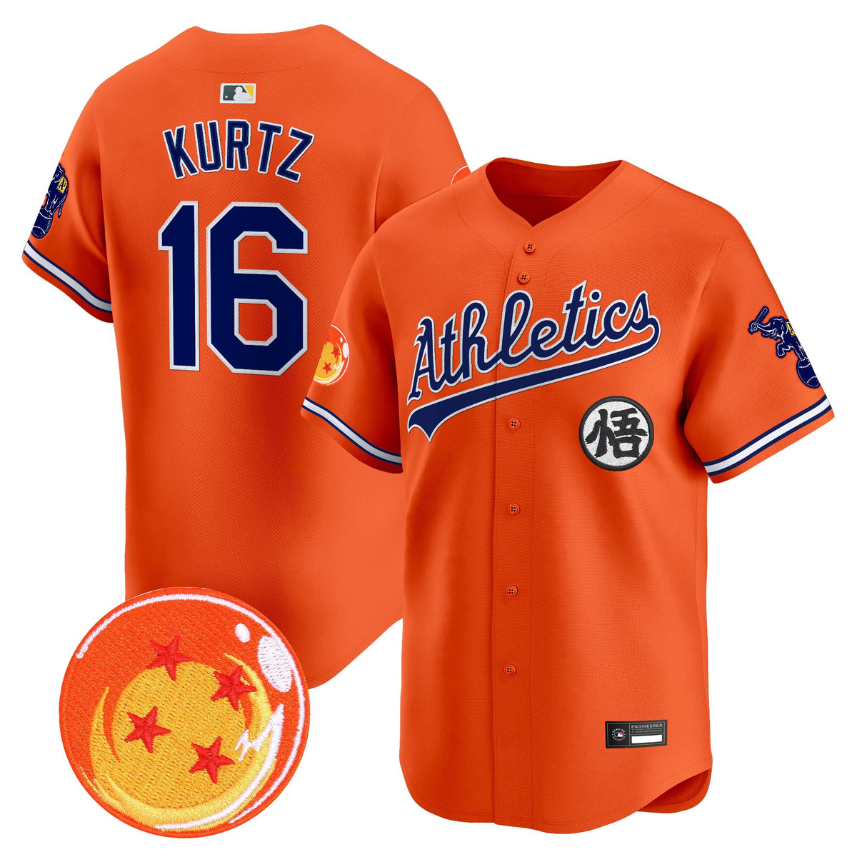 Men's Athletics x Dragon Ball Vapor Premier Limited Jersey - All Stitched