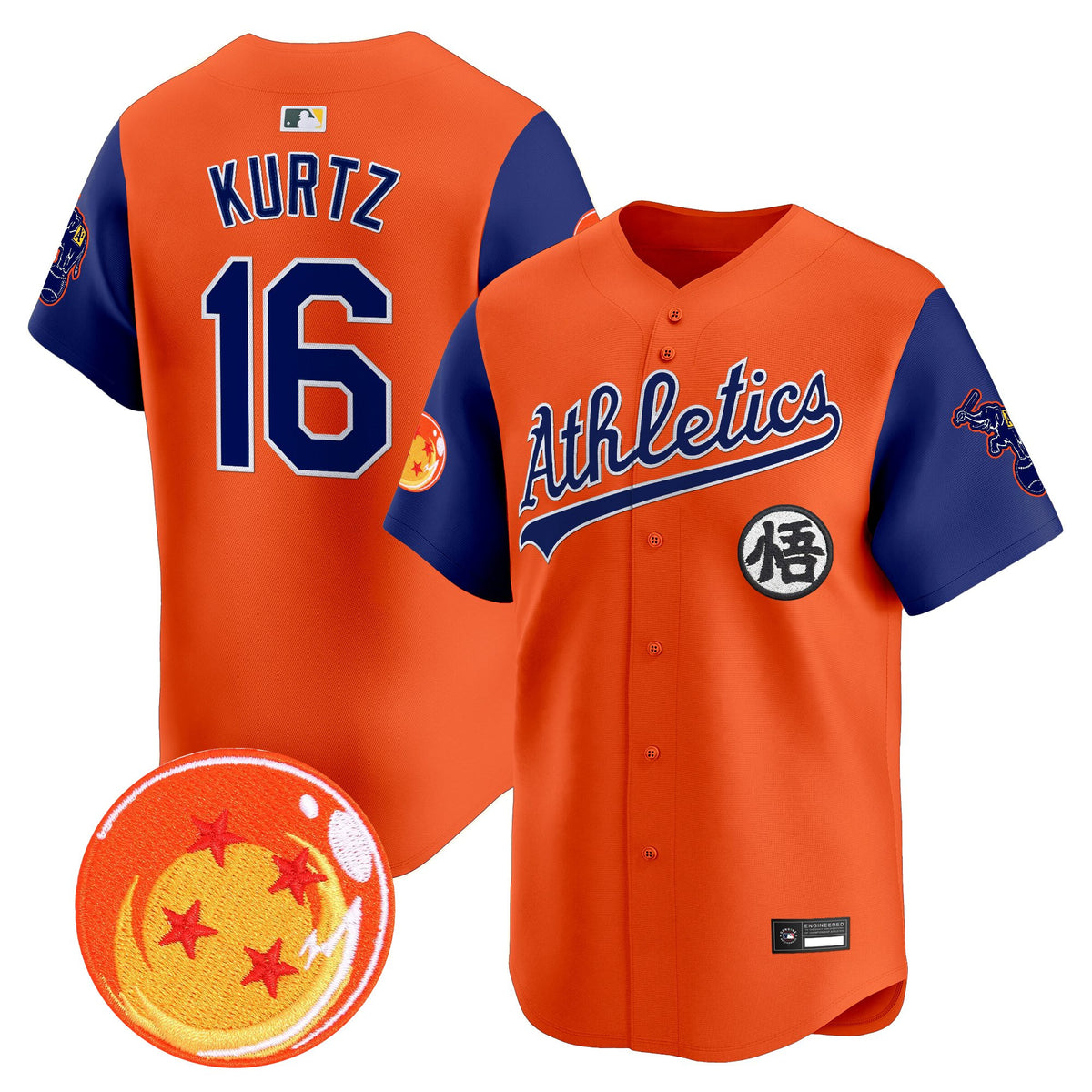 Men's Athletics x Dragon Ball Vapor Premier Limited Jersey - All Stitched