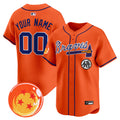 Atlanta Braves x Dragon Ball Vapor Premier Limited Custom Jersey - All Stitched