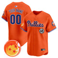 Philadelphia Phillies x Dragon Ball Vapor Premier Limited Custom Jersey - All Stitched