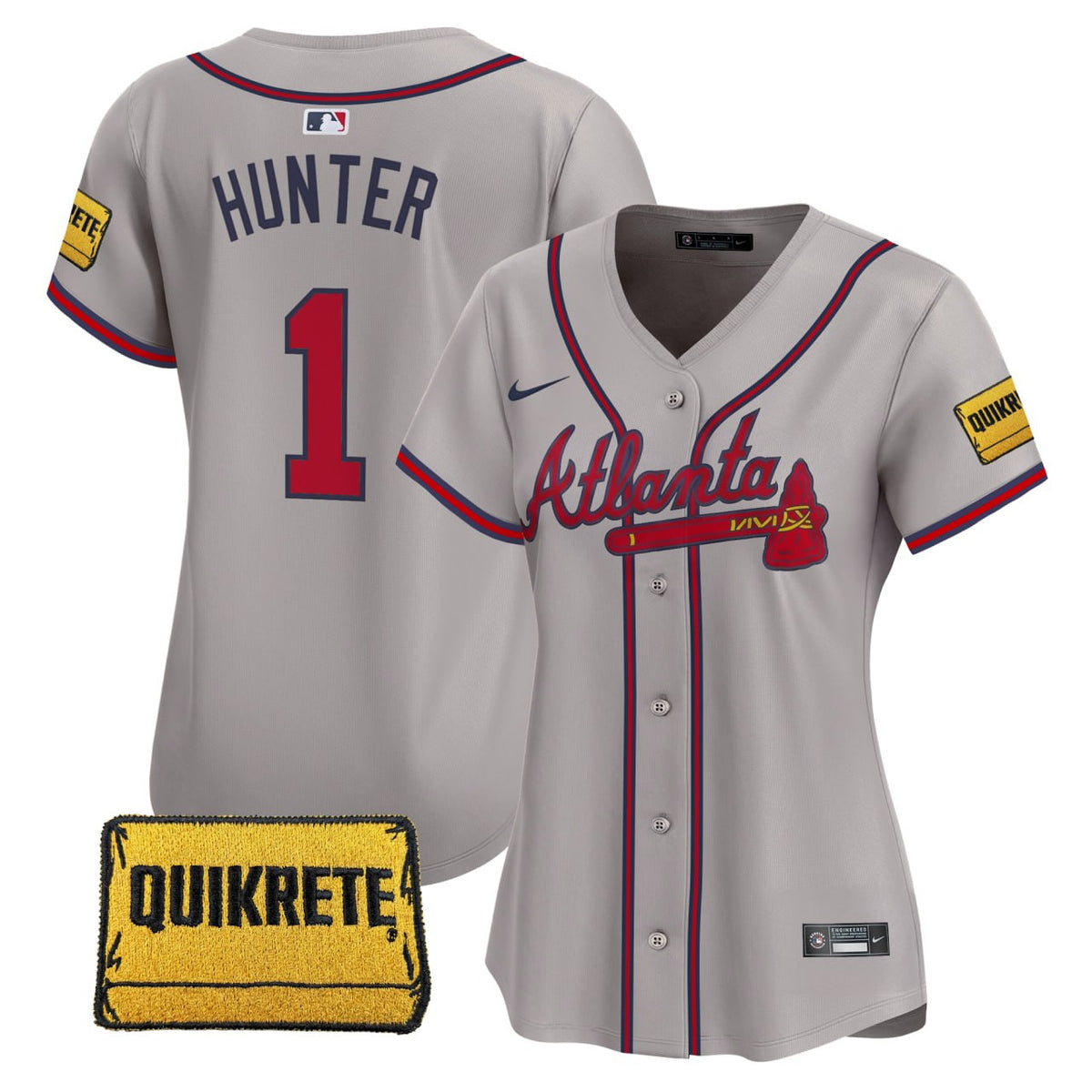Hunter Atlanta Braves Vapor Premier Limited Jersey - Stitched