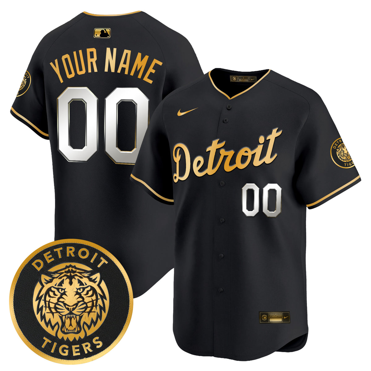 Detroit Tigers 2026 Alternate Vapor Premier Limited Custom Jersey - All Stitched