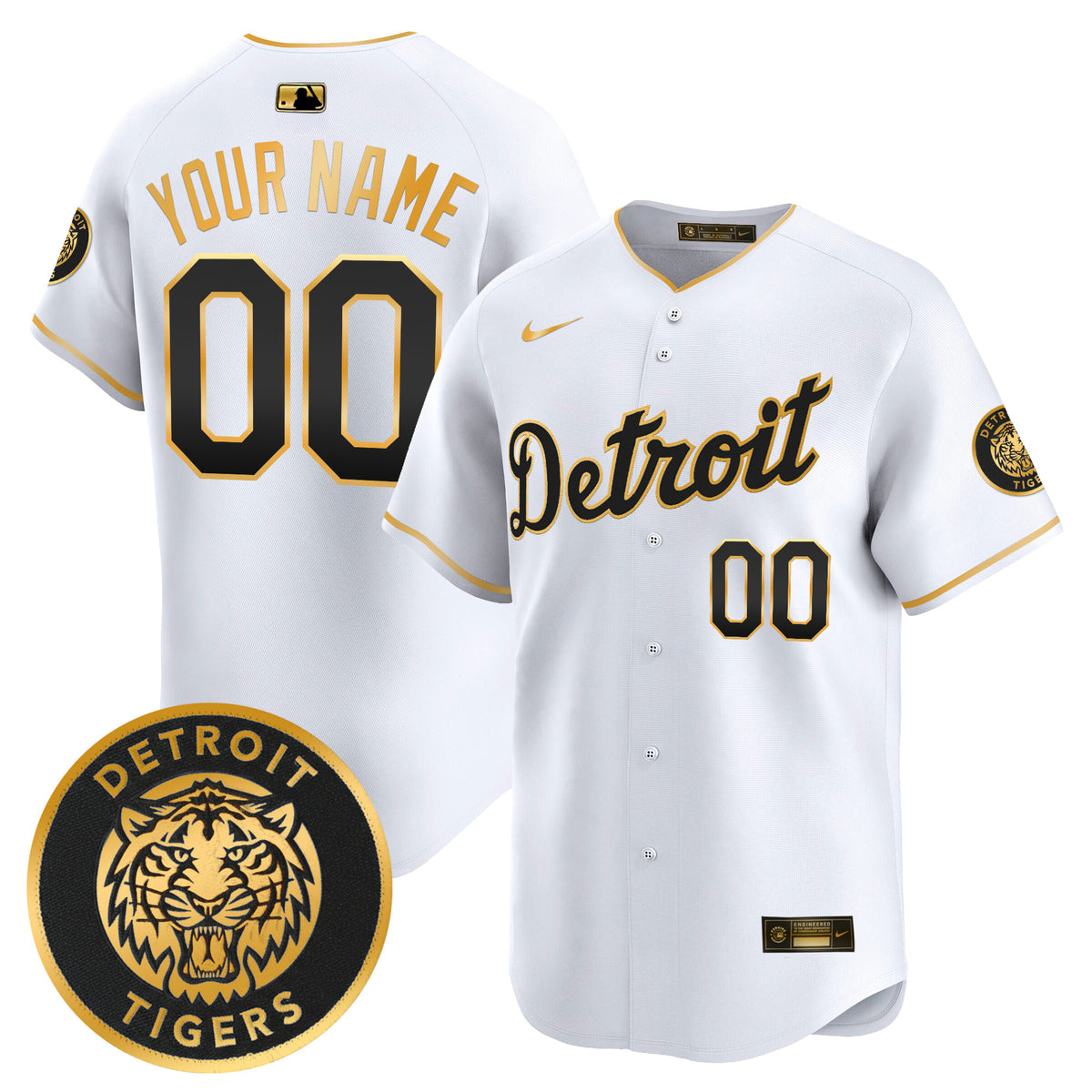 Detroit Tigers 2026 Alternate Vapor Premier Limited Custom Jersey - All Stitched
