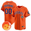 Houston Astros x Dragon Ball Vapor Premier Limited Custom Jersey - All Stitched