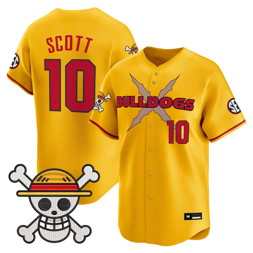 Men's Georgia Bulldogs Baseball x One Piece Vapor Premier Limited Jersey - Stitched
