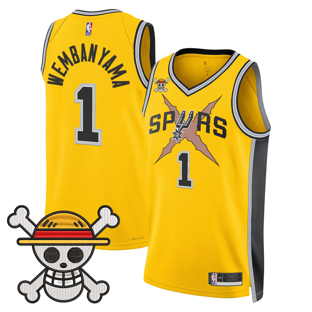 Men's San Antonio Spurs x One Piece Jersey Collection - Stitched