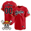 Miami Marlins x One Piece Vapor Premier Limited Custom Jersey - Stitched