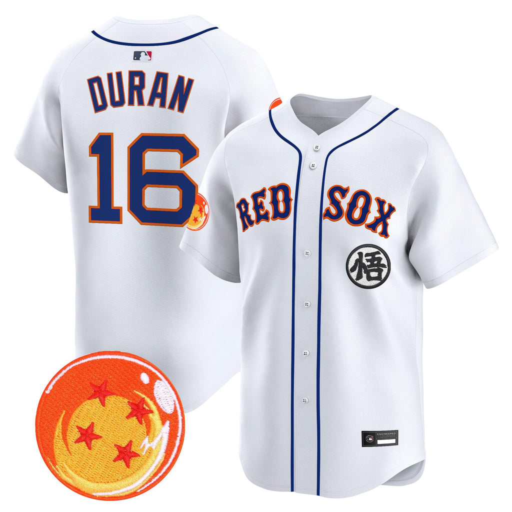 Men's Boston Red Sox x Dragon Ball Vapor Premier Limited Jersey - All Stitched