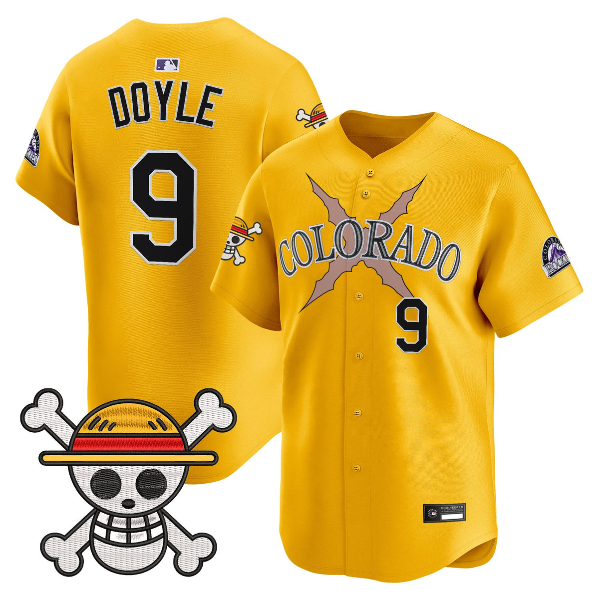 Men's Colorado Rockies x One Piece Vapor Premier Limited Jersey - Stitched