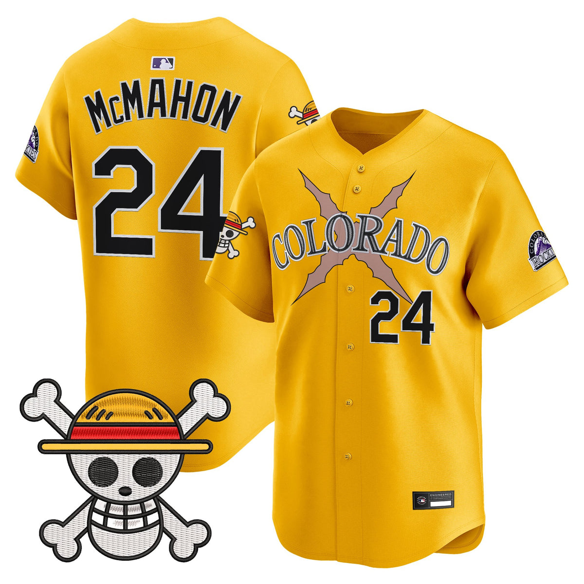 Men's Colorado Rockies x One Piece Vapor Premier Limited Jersey - Stitched