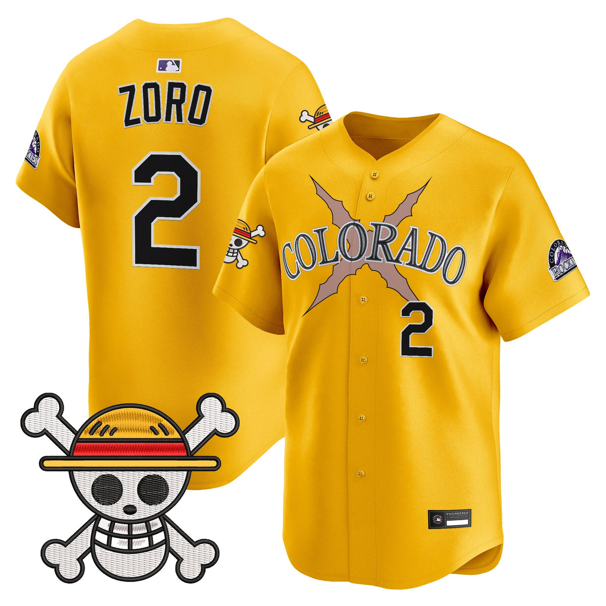 Men's Colorado Rockies x One Piece Vapor Premier Limited Jersey - Stitched