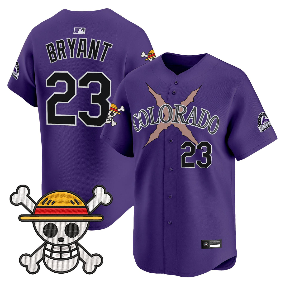 Men's Colorado Rockies x One Piece Vapor Premier Limited Jersey - Stitched