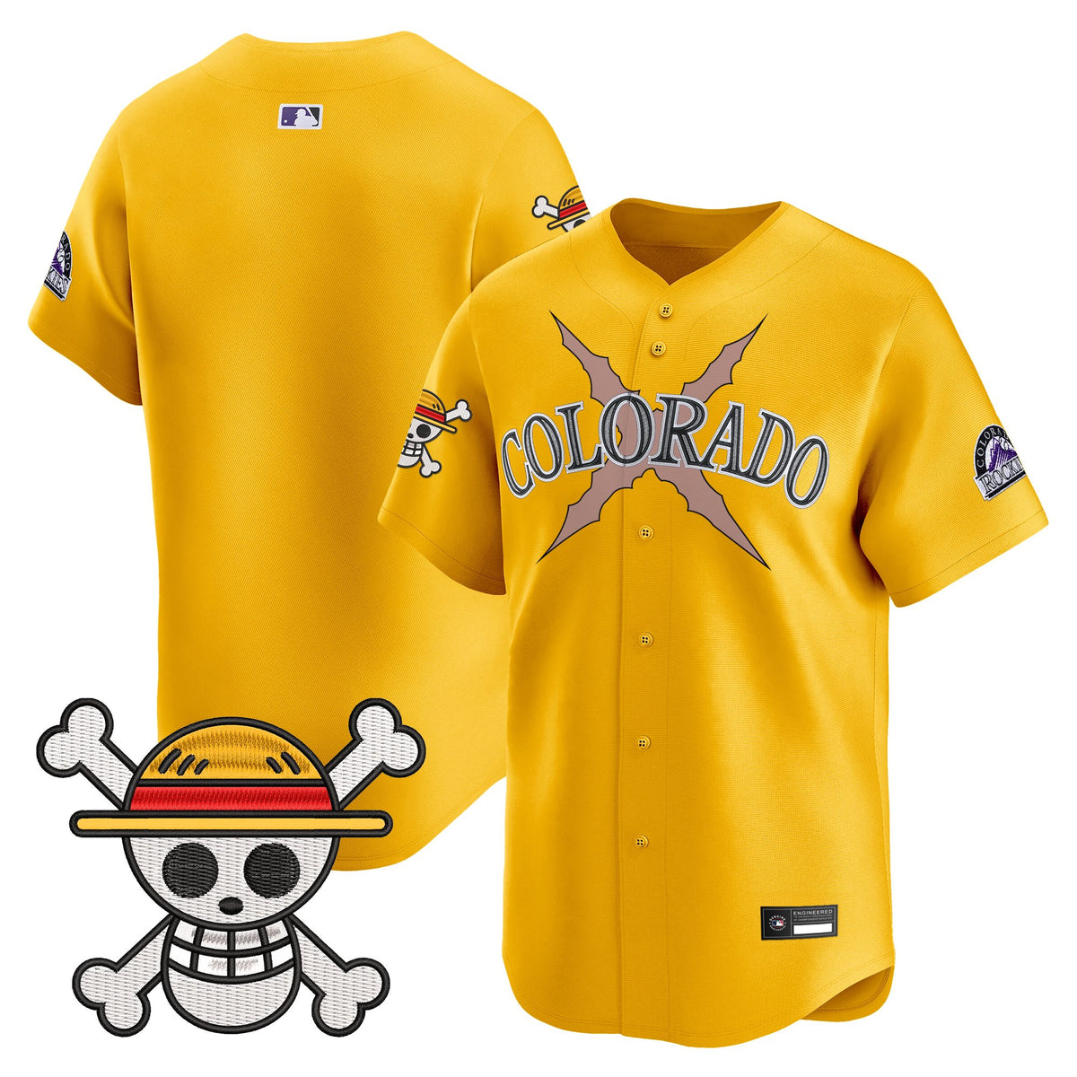 Men's Colorado Rockies x One Piece Vapor Premier Limited Jersey - Stitched