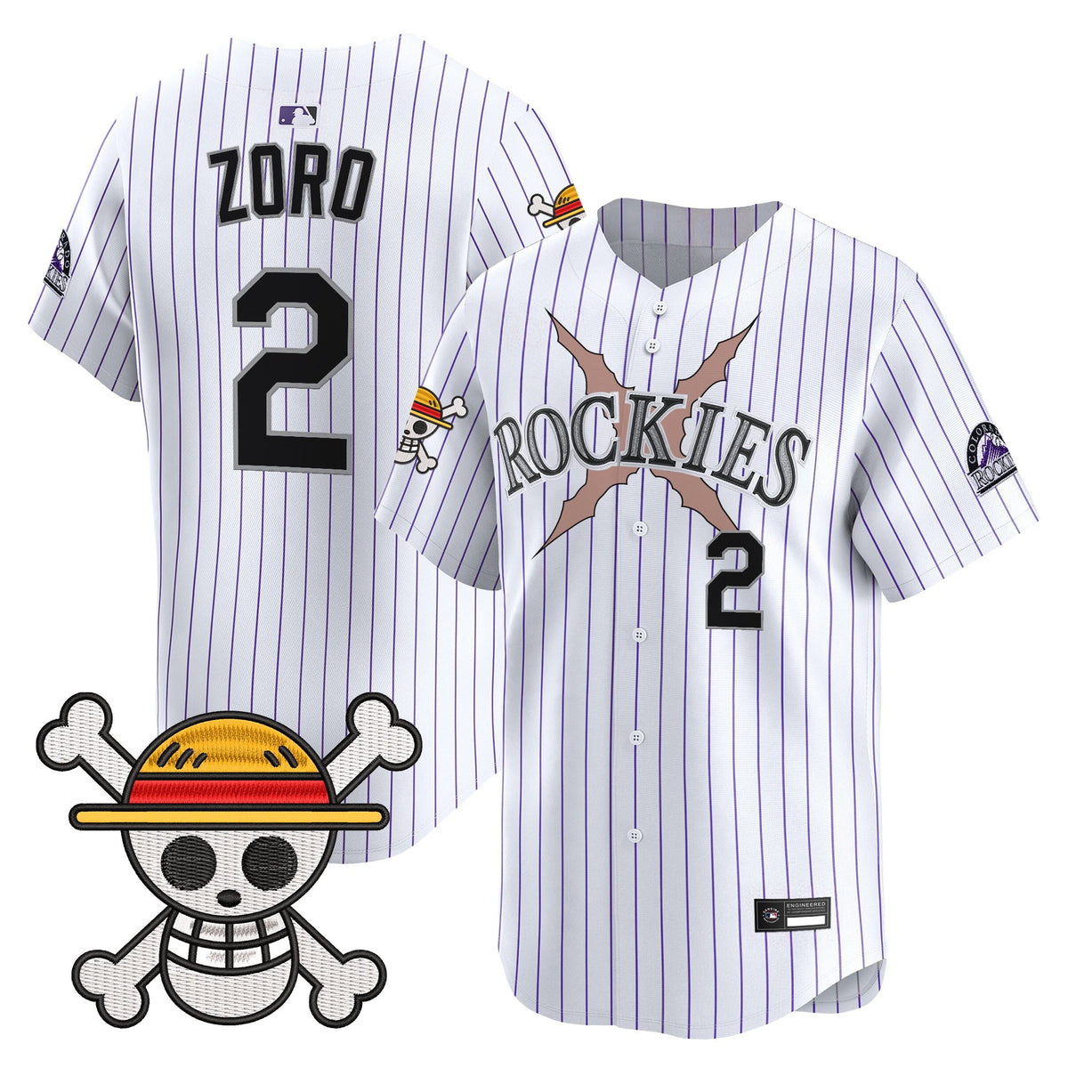 Men's Colorado Rockies x One Piece Vapor Premier Limited Jersey - Stitched
