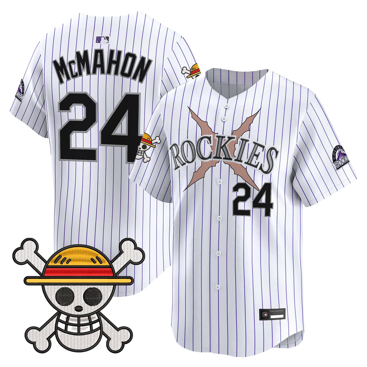 Men's Colorado Rockies x One Piece Vapor Premier Limited Jersey - Stitched