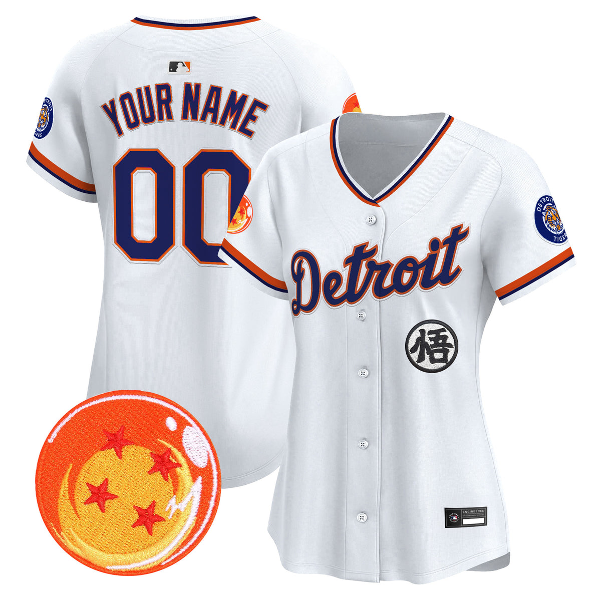Detroit Tigers x Dragon Ball Vapor Premier Limited Custom Jersey - All Stitched