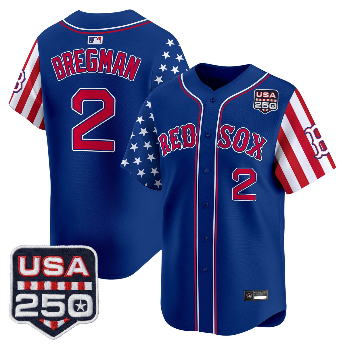 Men's Boston Red Sox "America 250 Edition" Vapor Premier Limited Jersey - All Stitched