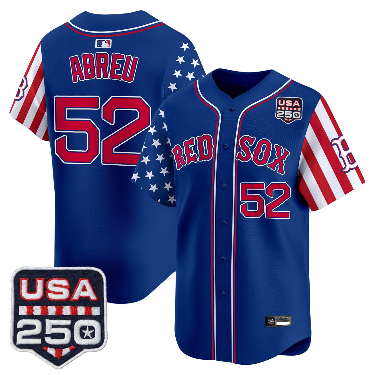 Men's Boston Red Sox "America 250 Edition" Vapor Premier Limited Jersey - All Stitched