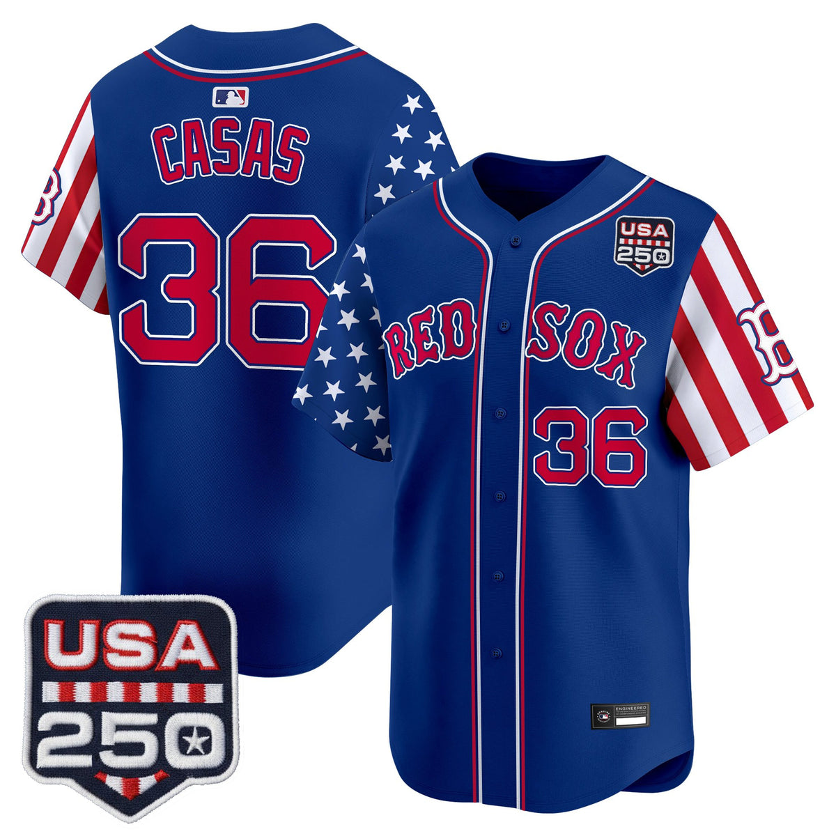 Men's Boston Red Sox "America 250 Edition" Vapor Premier Limited Jersey - All Stitched