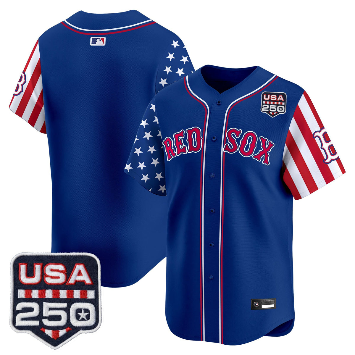 Men's Boston Red Sox "America 250 Edition" Vapor Premier Limited Jersey - All Stitched