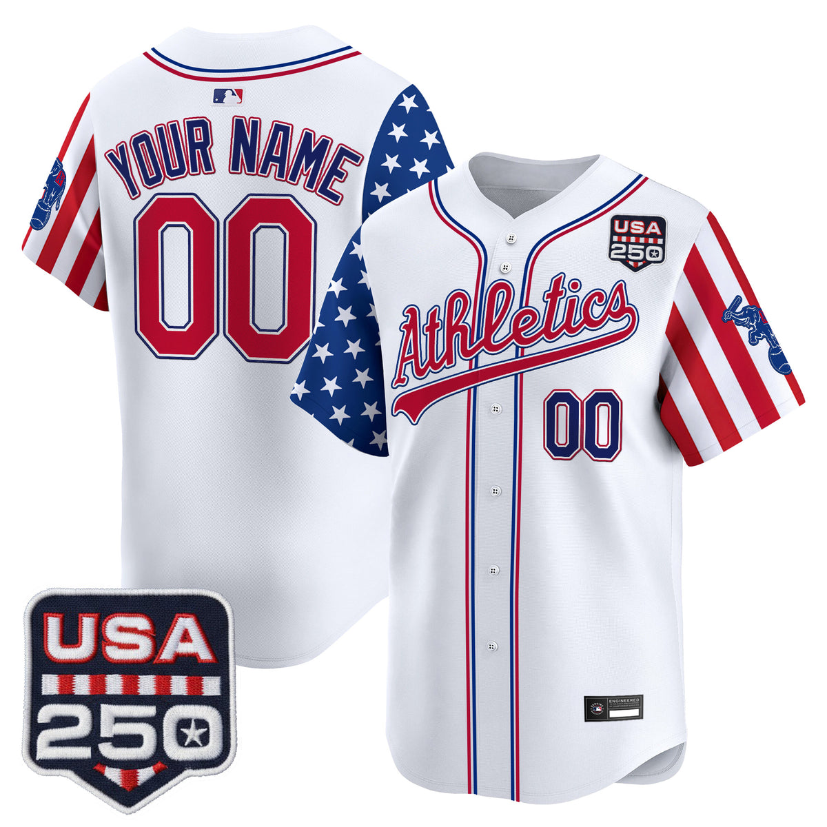 Athletics "America 250 Edition" Vapor Premier Limited Custom Jersey - All Stitched