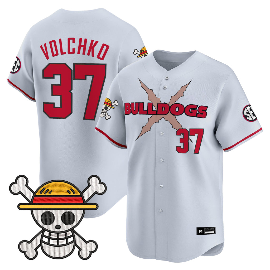 Men's Georgia Bulldogs Baseball x One Piece Vapor Premier Limited Jersey - Stitched