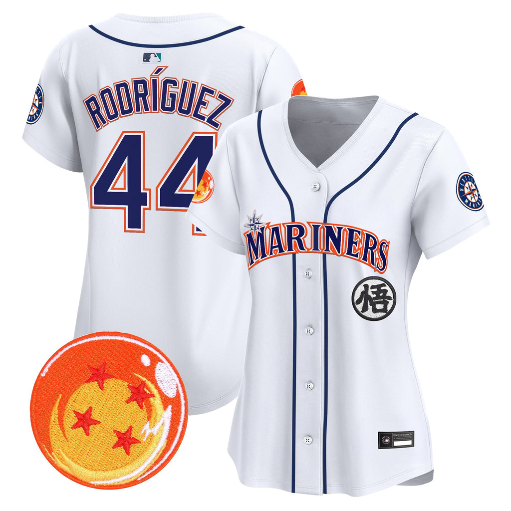 Women's Seattle Mariners x Dragon Ball Vapor Premier Limited Jersey - All Stitched