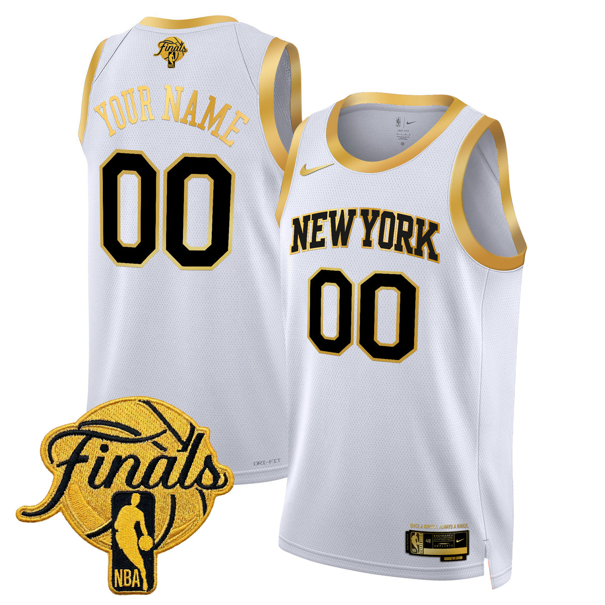 New York Knicks 2026 Finals Custom Swingman Jersey V2 - All Stitched