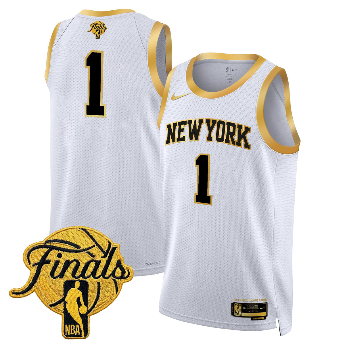 Men's New York Knicks 2026 Finals Swingman Jersey V2 - All Stitched