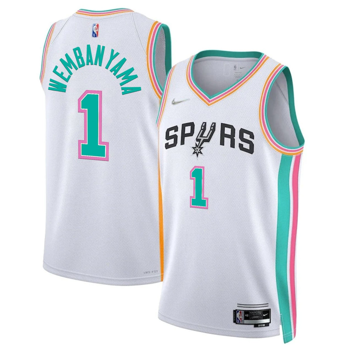 Wembanyama San Antonio Spurs Jersey - All Stitched