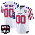 Chiefs "America 250 Edition" Vapor Limited Custom Jersey - All Stitched