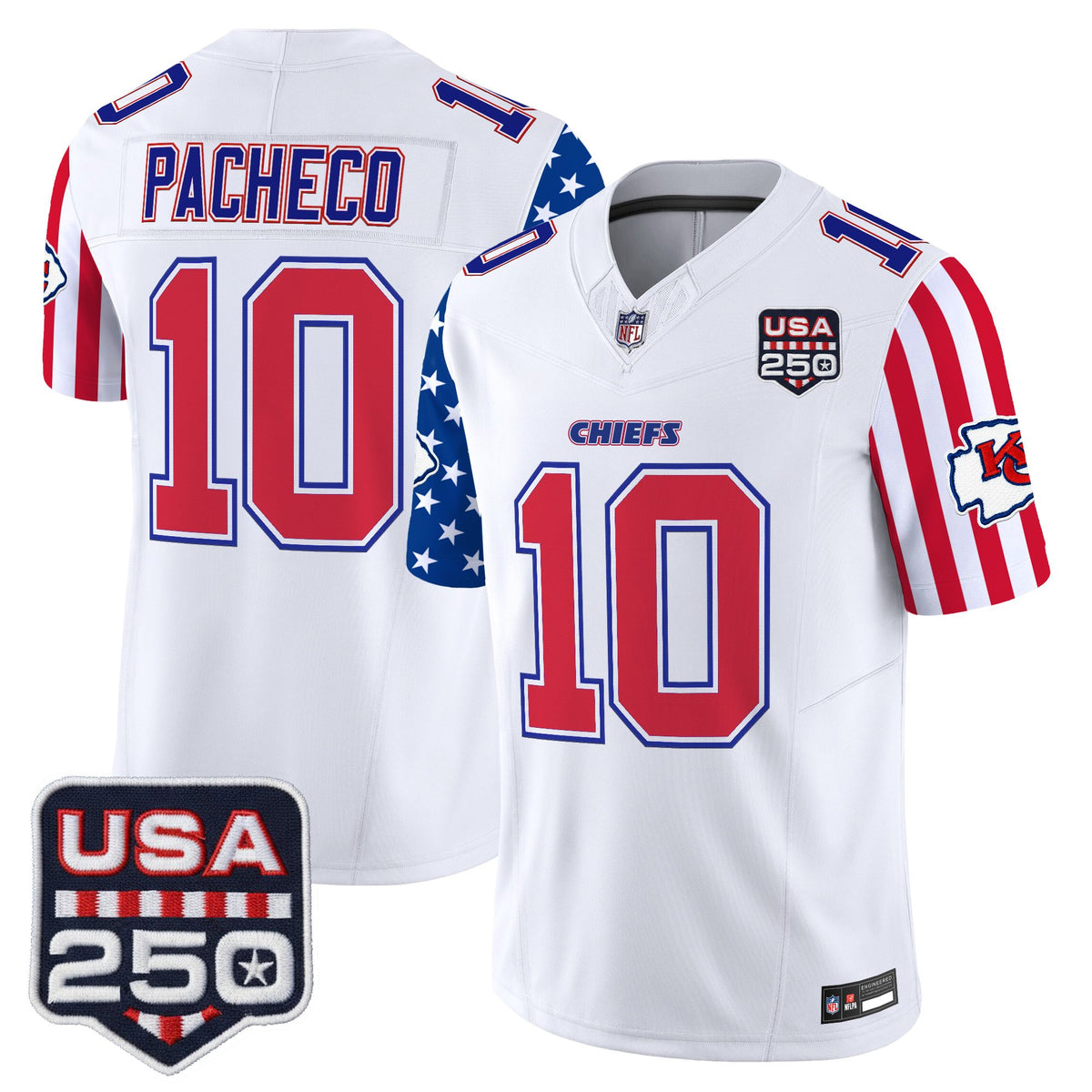 Men's Chiefs "America 250 Edition" Vapor Limited Jersey - All Stitched