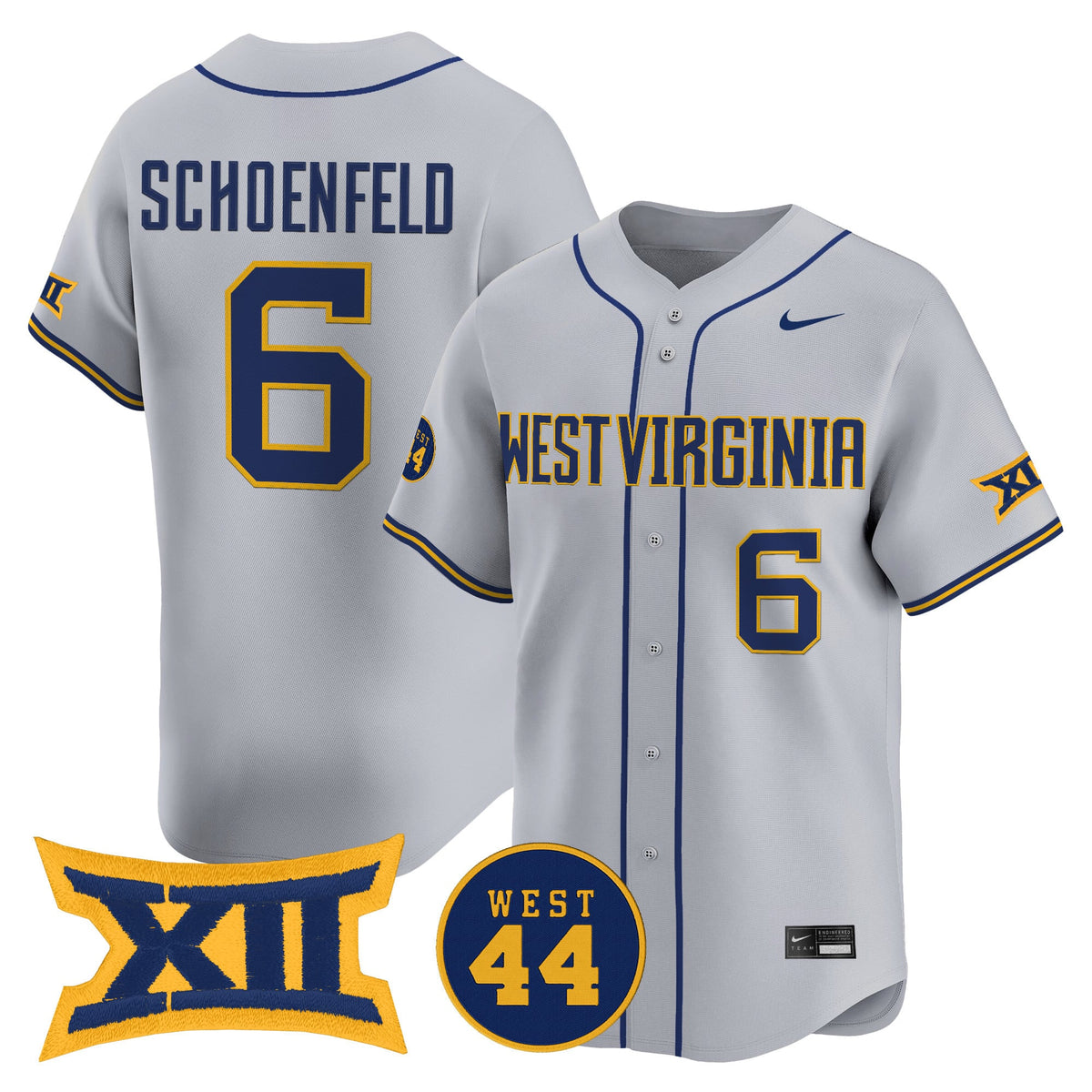 Men's West Virginia Mountaineers 2026 Vapor Premier Limited Jersey - All Stitched